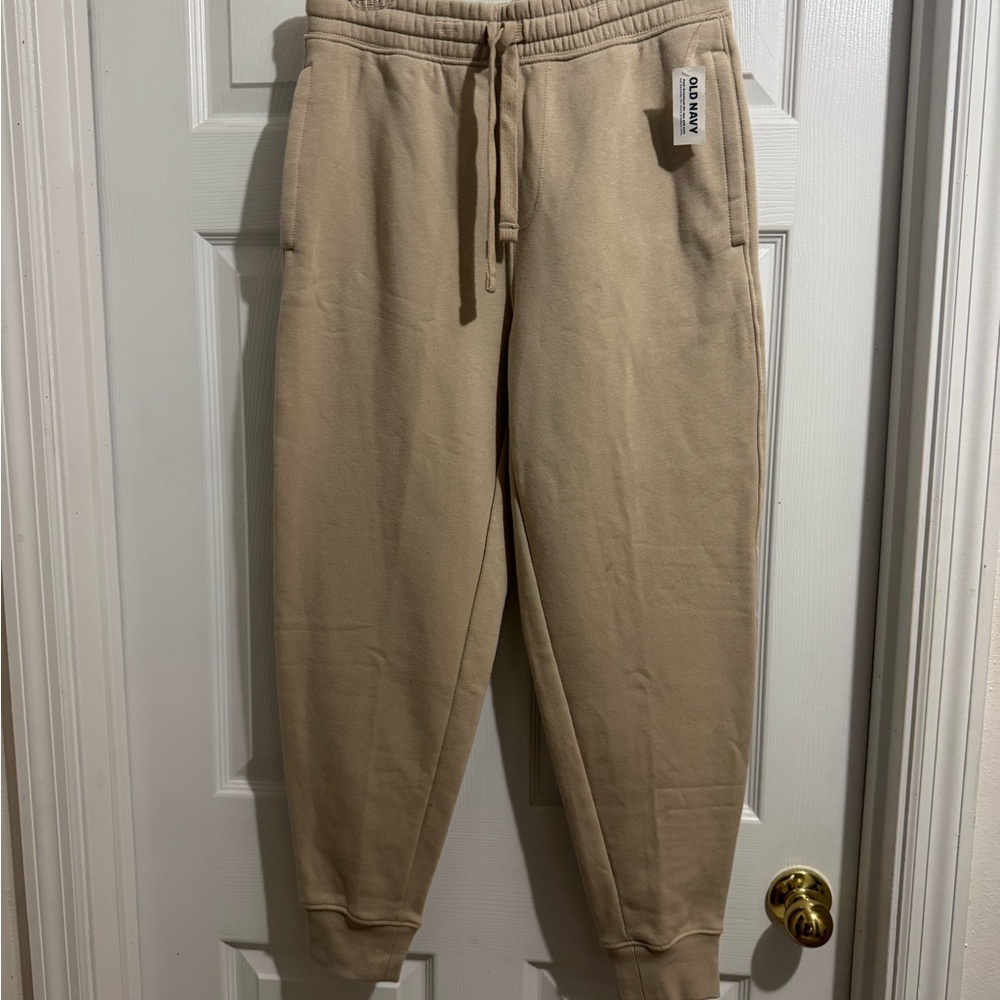 NWT Tan Jogger Sweatpants